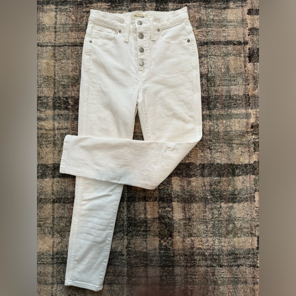 Madewell High Rise Skinny Crop Jeans